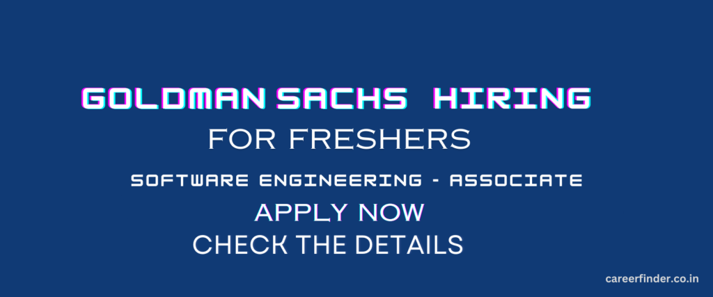 Goldman Sach Software Associate