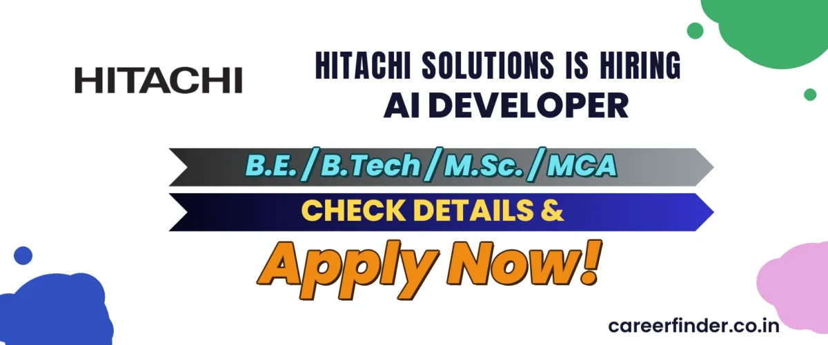 Join As AI Developer At Hitachi Solutions | Apply Now