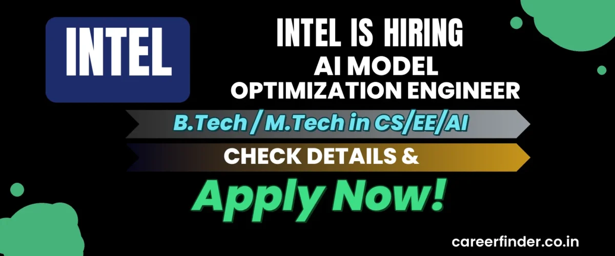Join As AI Model Optimization Engineer At Intel | Apply Now
