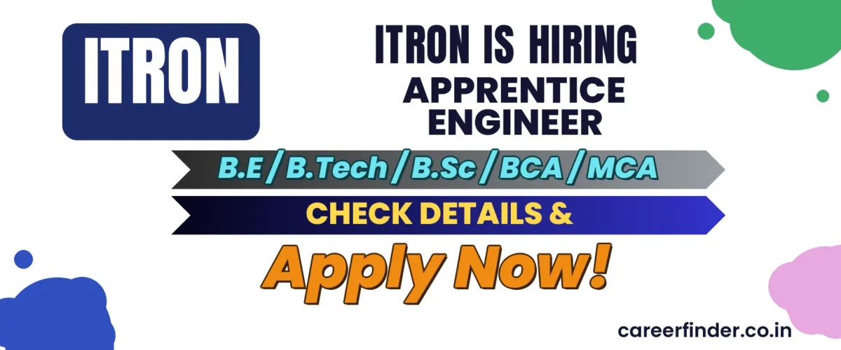 Join As Apprentice Engineer At Itron | Apply Now