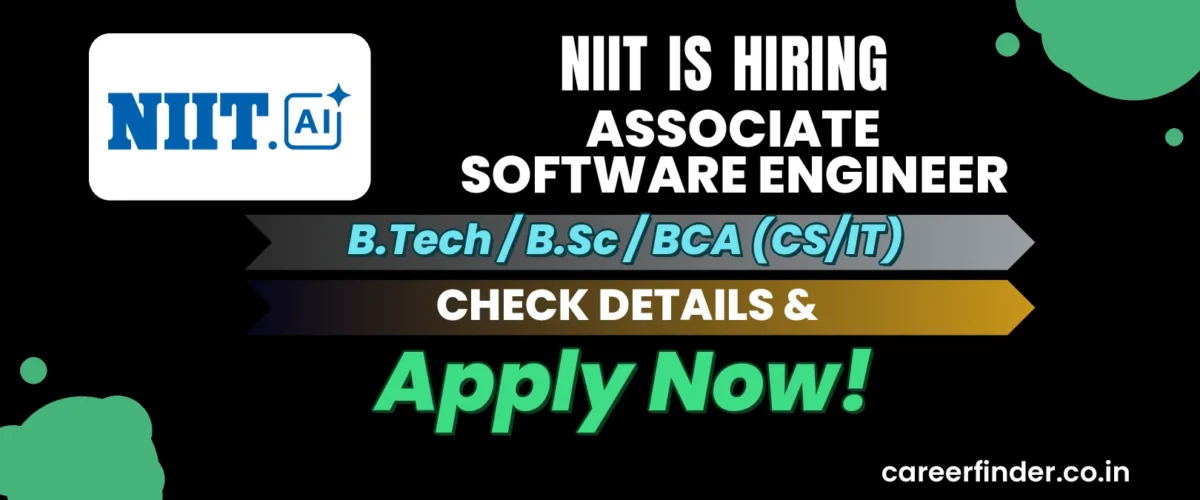 Join As Associate Software Engineer At NIIT | Apply Now