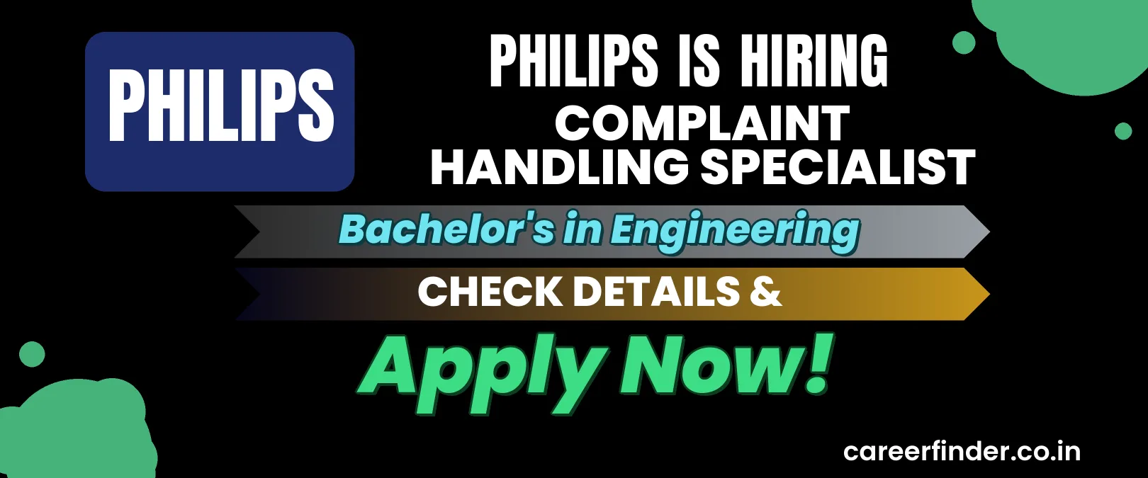 Join As Complaint Handling Specialist At Philips | Apply Now