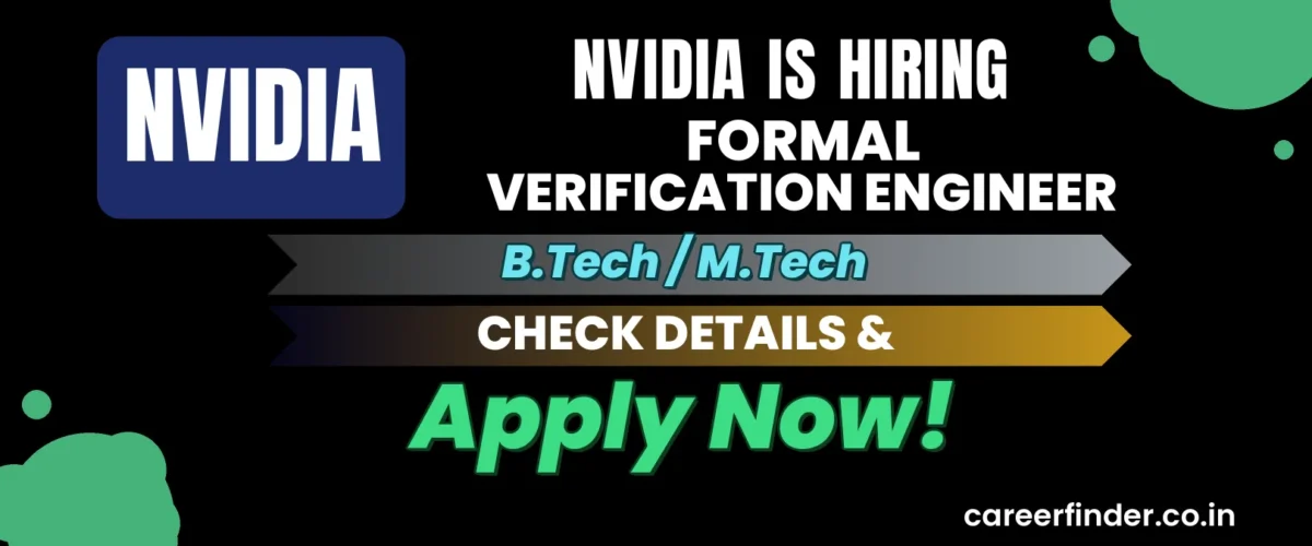 Join As Formal Verification Engineer At NVIDIA | Apply Now