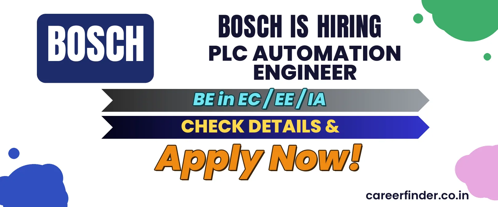 Join As PLC Automation Engineer At Bosch | Apply Now
