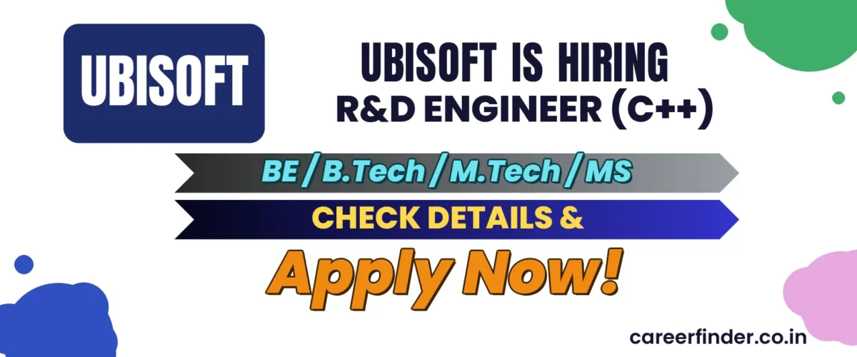 Join As R&D Engineer (C++) At Ubisoft | Apply Now
