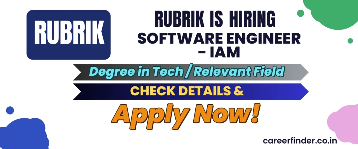 Join As Software Engineer - IAM At Rubrik | Apply Now