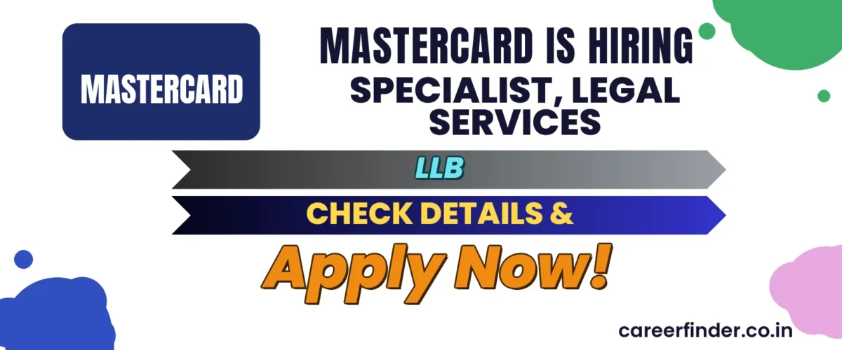 Join As Specialist, Legal Services At Mastercard | Apply Now