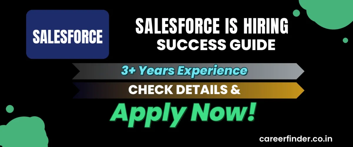 Join As Success Guide At Salesforce | Apply Now