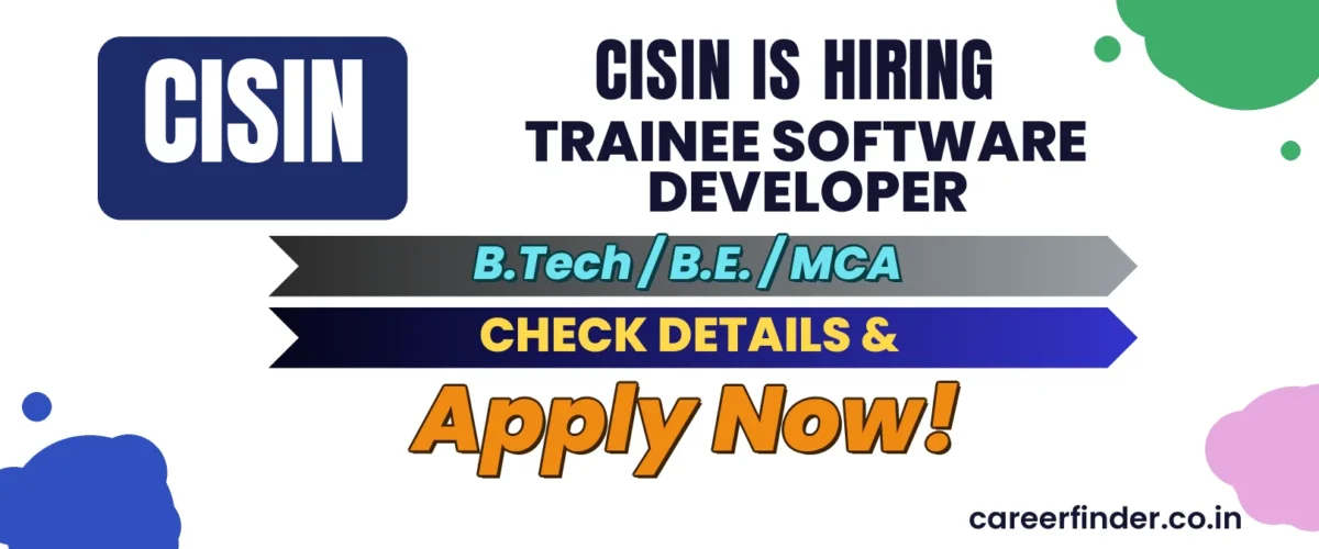 Join As Trainee Software Developer At CISIN | Apply Now